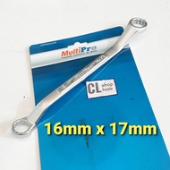 RING WRENCH 16x17 double ring 16-17 socket wrench 16mm 17mm shock socket