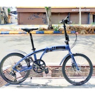 📢GOMAX 20"INCH Alloy Folding Bike - Space 20 - 1x9 speed / Hydraulic Brakes (100% siap pasang)