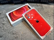 ❤️google五星評論店家❤️🏅️展示二手機🏅️🍎 iPhone 12mini 64G/128G紅色 🍎💟螢幕5.4吋小巧可愛💟