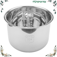 6L Pressure Cooker Inner Pot Rice Pressure Cooker Liner Stainless Steel Inner Pot Minute Pressure Co
