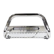 Pick 4x4 up Steel Bull Bar Car Nudge Bar Front Bumper with led lights for Toyota Hilux 2022+