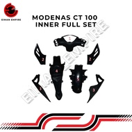 CT100/CT110 Inner Coverset (Full Set) MODERNAS CT 100 CT100 CT 110 CT110 Cover Inner Set KAVER HITAM