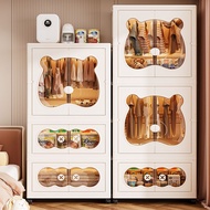 HOGO Children's Wardrobe Bear Pattern 65/75 CM Large Storage Cabinet Moisture And Insect Proof