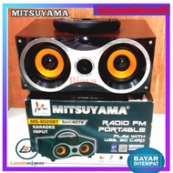 Musik Bok Mini / speaker Multimedia Portable Bluetooth Mitsuyama MS-4020BT Suara Jernih Ngebass