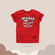 baju anak laki laki kemerdekaan| kaos anak 17 agustusan - mrdk-05-mc s (1-2 tahun)