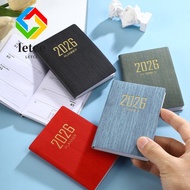 LETCE 2026 Agenda Book, with Calendar A7 Appointment Book, Portable Pocket Notebooks Students
