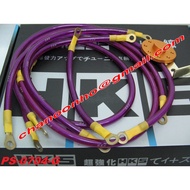 HKS GROUNDING CABLE WIRE 8GA KIT 6 POINT