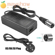 MAYSHOW Power Adapter Practical Electric Bike Mobility Scooter Ebike Charger