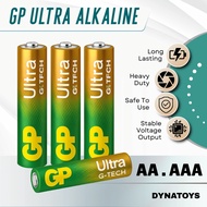 Bateri GP Ultra Alkaline AA & AAA | GP Ultra Alkaline Battery [2Pcs] - Long Lasting & Leak Resistant