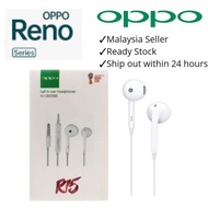 ORIGINAL IMPORT OPPO Reno2 2F 3 5 A94 A12 A15 A3S A5S A31 A54 A74 IN-EAR EARPHONE 3.5MM O-Fresh HiRes Deep Bass Earphone