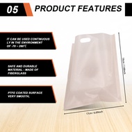 12Pcs Reusable Toaster Bag Non-Stick Bread Baking Bag Sandwich Bags Toast Microwave Heating Pastry T