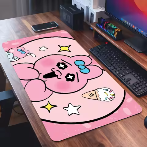 Cartoon O-Opanchu U-Usagi Mouse Pad Square Office Gaming Desk Mat Waterproof Non-Slip Rubber Decorat
