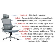 Medium Back High Back Chair/Economic Executive office Chair/Kerusi Pejabat Pegawai/ Mesh chair