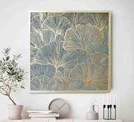 銀杏牆藝術|金牆藝術|銀杏畫 |銀杏藝術 |金色銀杏