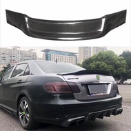 W212 R Carbon Fiber Car Rear Trunk boot lip wing spoiler for Mercedes-Benz W212 E63 AMG 2014-2016