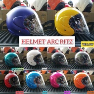 ( HELMET ARC RITZ ) [ VISOR ARC RITZ ] RED WHITE BLACK