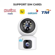 5MP AI WiFi/4G Dual SIM Outdoor CCTV Camera ‌ ‌ Auto Tracking PTZ 360 °   Waterproof Dual Infrared ‌