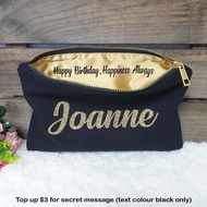 Personalised Canvas Pouch (Personalised Gift)