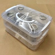 ✴️ 全新 麵包蟲 麥皮蟲 大麥蟲 蟋蟀 杜比亞 櫻桃紅 昆蟲 多用途 實用觀察 高清透明 防臭通風 透氣 活餌 large 大尺寸 型號 桌上 飼養箱 飼養盒 繁殖箱繁殖盒 養殖箱養殖盒 儲物箱 儲