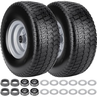 2 unit Tayar dan Roda Tanpa Udara 15x6.00-6, Tayar Mesin Pemotong Rumput 15x6-6 NHS Dengan Hub Tenga