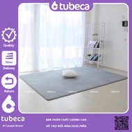 Smooth Gray Velvet Living Room Carpet1m6x2m | TUBECA