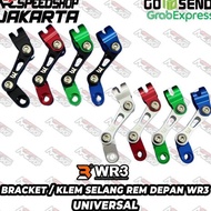 Bracket Bracket Front Brake Hose Clamp/ WR3 Universal ZX25R ZX 25 RR NINJA 250 FI Z800 Z900 Z1000 R1