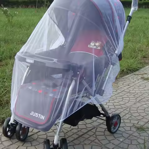 1/2Pcs Full Face Universal Baby Stroller Mosquito Proof Cover Baby Stroller Mesh Mosquito Net Baby S