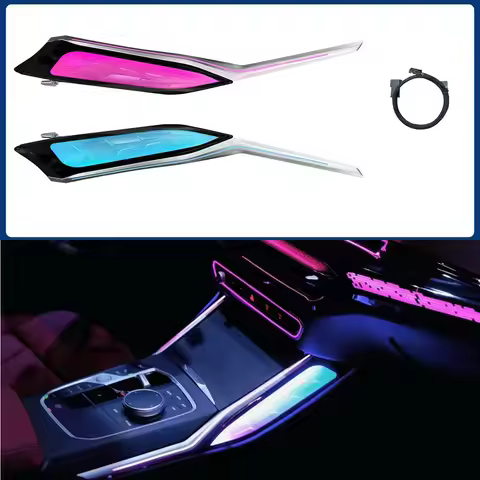 For 2019-2025 BMW 3 Series 2/3/4 Series i3 G20 G22 G80 G82 New Crystal Center Console Saddle Ambient