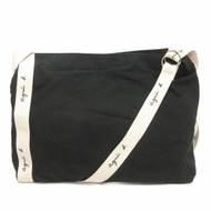 agnes b. Shoulder Bag black canvas Direct from Japan Secondhand