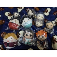 STOK READY HAIKYU TETSURO KUROO ATSUMU MIYA OSAMU MIYA OMANJUU SHOYO HINATA FUWAKORORIN  KEYCHAIN AN