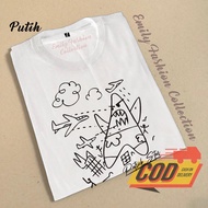 T-Shirt Regular Kaos Lengan Pendek Baju Pria Wanita S-5XL cotton short sleeve tee tops for men women