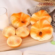 CLEOES Simulated Artificial Bread Toy, Simulation Food Spoof Simulation Bread SqueezeToys, Photograp