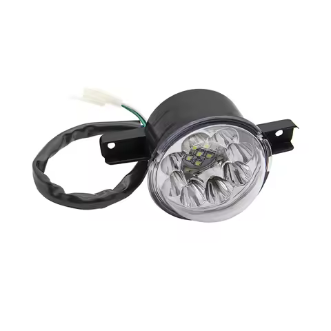 #195A 2Pcs 12V LED ATV Front Headlight 125Cc 150Cc 250Cc 300Cc Headlights (White)