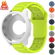 2in1 Silicone Strap+Case For Garmin Forerunner 265 255 Band Protective Bumper Cover For Forerunner 2