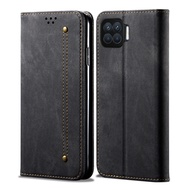 XICCI Wallet Phone Case for OPPO A73(2020)/OPPO F17 Magnetic 360 Retro Leather Credit Card Money Slo