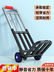 Foldable Storage Bicycle Motocross Pull Goods Pick-up Express Trolley Portable Foldable Trolley For Home Trolley Trolley