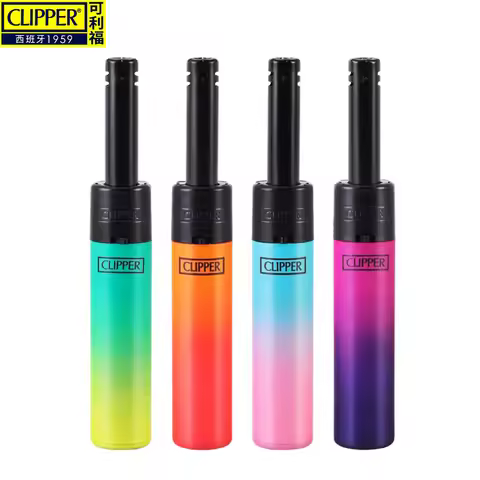 Clipper Lighter Butane Gas Ignition Gun Open Flame Torch Lighter Unusual Lighter Home Gadgets Smokin