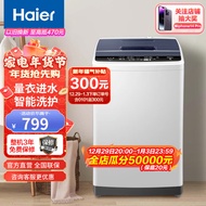 海尔（Haier）波轮洗衣机全自动家用 8公斤波轮 租房神器 桶自洁 量衣进水