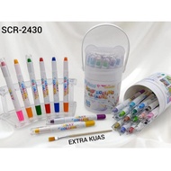 Silky Crayon Silky Vanco Crayon/ 12 colors 24-color extra brush/