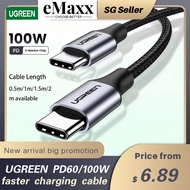 UGREEN USB C Type C to USB C Cable PD 100W/60W Charging data transfer Cable Cord compatible for Macb