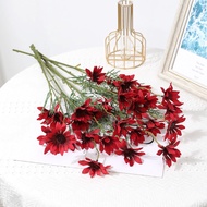 1pc 50cm Daisy Artificial Flowers Plastic Fake Bouquets Arrangement For Home Decor Garden Wedding De