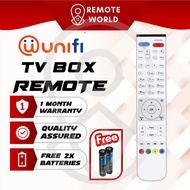 Unifi TV Box Remote white | Alat Kawalan Jauh Televisyen Hypptv Unifi Plus Box Huawei