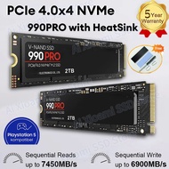 Original  990 Pro NVMe SSD PCIe 4.0 M.2 2280 Internal Solid State Drive 1TB 2TB Hard Disk for Laptop Mini PC Gaming Computer SSD
