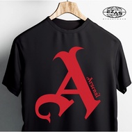 [PREMIUM 190GSM TEES] A for Arsenal 100% Cotton T-Shirt Arsenal Print T Shirt for Men and Women