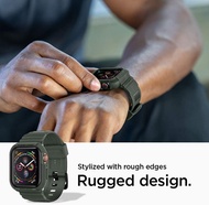Spigen Rugged Armor Pro Designed for Apple Watch Case with Band for( 44mm/40mm) Series 5 / Series 4