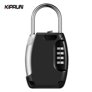 KIPRUN Key Lock Box, Metal Weatherproof Wall Mount Key Safe Box ,4 Digit Combination Key Storage Loc