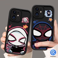 Q version of the spider man couple silicone softcase hp OPPO A38 A8 A18 A58 A78 A16 A17K A11K A23 A1