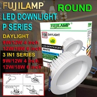 [Local Seller] LED Downlight 9W 12W 18W Round 4" 6''  Recessed Down Light Daylight/3 IN 1 Ceiling Ro