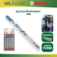 BOSCH T118G Jig Saw Blade For Metal 2608631012/Mata Jig Saw Besi/Blade Wood