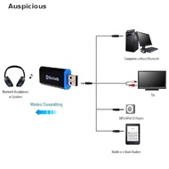 [Auspicious] Bluetooth Transmitter 5.0 Audio Adapter For TV PC Headphones 3.5 MM Jack AUX USB Good goods